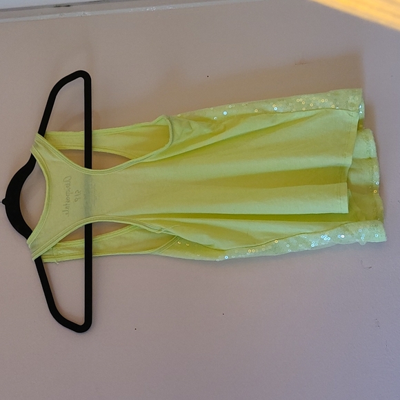 Sparkley yellow tank top - Picture 4 of 4